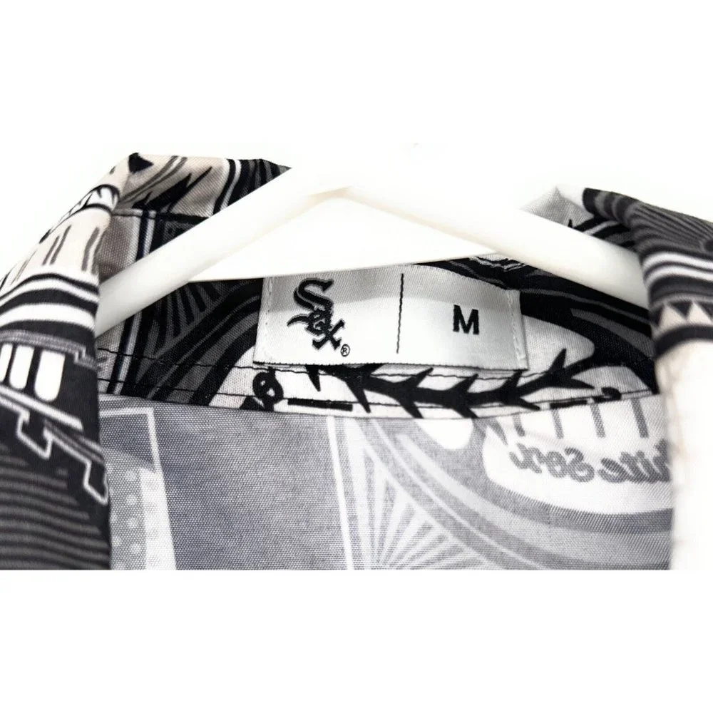 Chicago White Sox Beggars Pizza‎ Black White Shirt Mens Sz M
